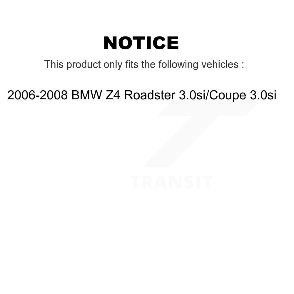 Kit de plaquettes de frein en céramique avant et arrière, pour BMW Z4 Roadster 3.0si coupé 2006 – 2008
