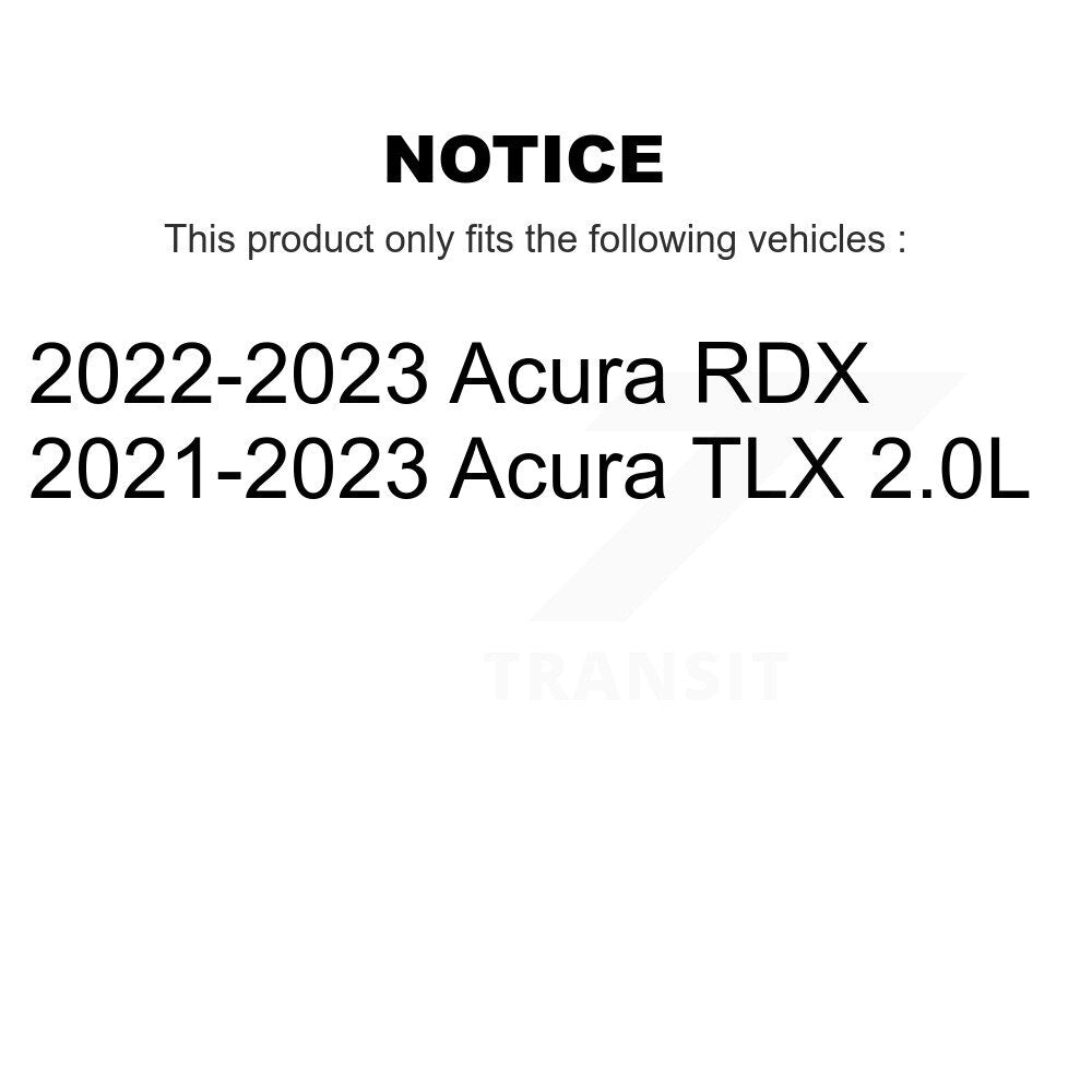 Kit de plaquettes de frein en céramique avant et arrière, pour Acura RDX TLX KCX-100551