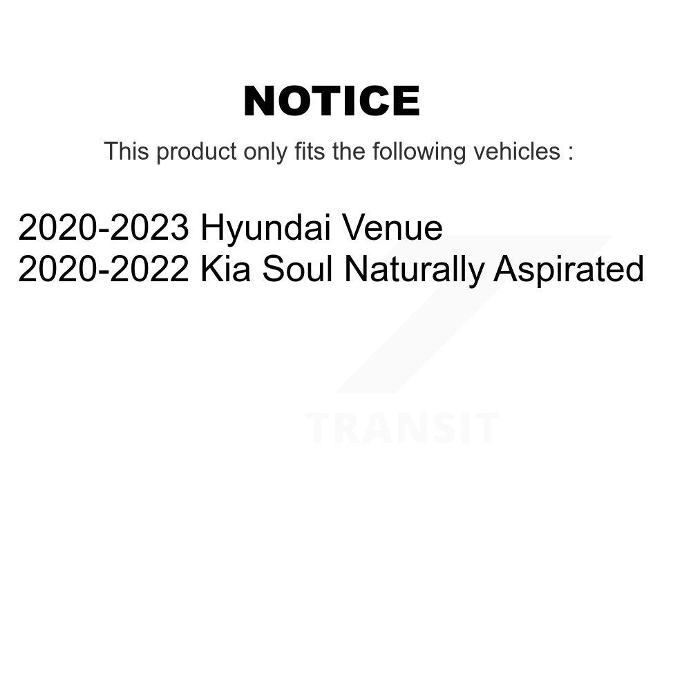 Kit de plaquettes de frein en céramique avant et arrière, pour Hyundai Venue Kia Soul KCX-100559