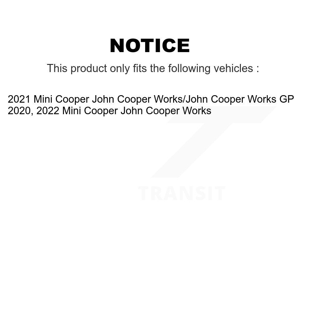 Kit de plaquettes de frein en céramique avant et arrière pour Mini Cooper KCX-100575