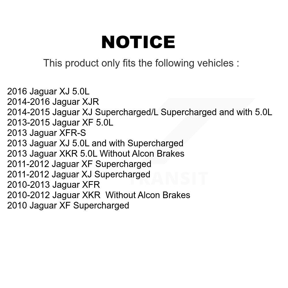 Kit de plaquettes de frein en céramique avant et arrière, pour Jaguar XF XJ XKR XFR XJR XFR-S KCX-100587
