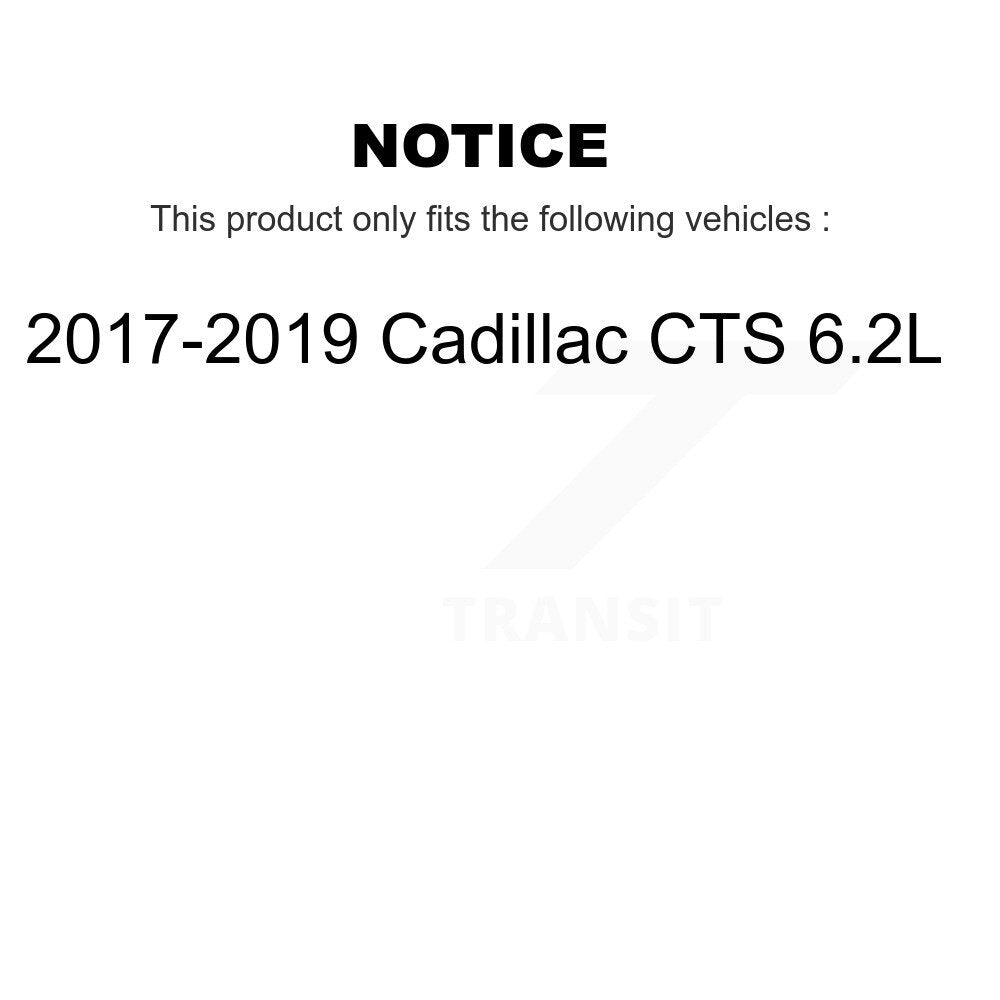 Kit de rotors de frein à disque pour fente de forage avant et arrière, pour Cadillac CTS 2017 2019 6.2