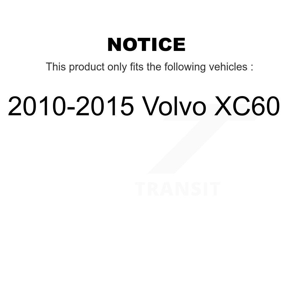 Kit de plaquettes en céramique pour rotors de frein à disque, fente de perçage pour manteau avant, pour Volvo XC6 2010 – 2015