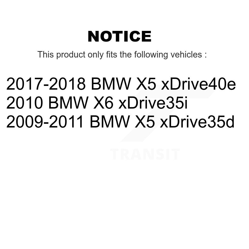 Kit de Rotors de frein à disque de fente de forage de manteau de protection semi-métallique avant et arrière pour BMW X5 X