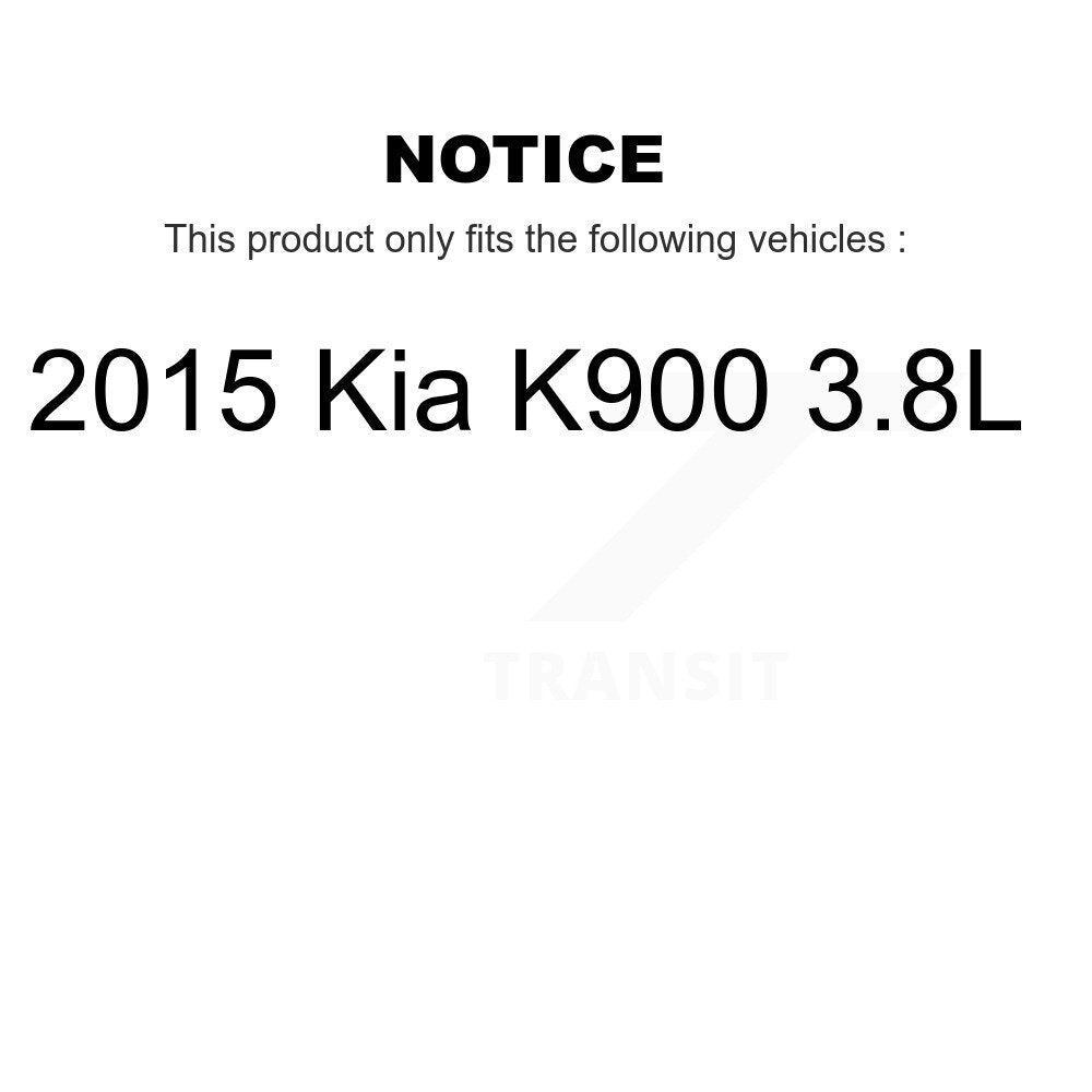 Kit de plaquettes en céramique pour Rotor de frein à disque, fente percée, revêtement arrière, pour Kia K900 2015 3.8