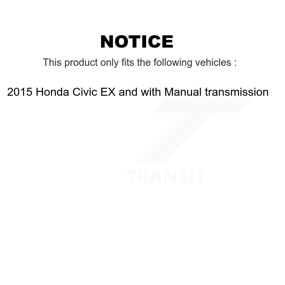 Kit de plaquettes semi-métalliques de Rotor de frein à disque à fente percée avec revêtement avant pour Honda Civi