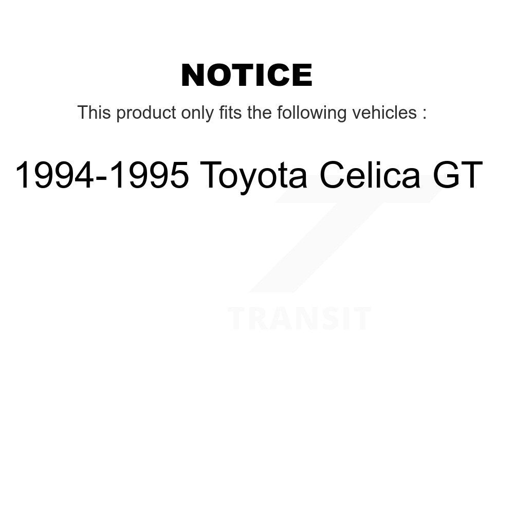 Kit de plaquettes de frein semi-métalliques avant et arrière, pour Toyota Celica G 1994 – 1995