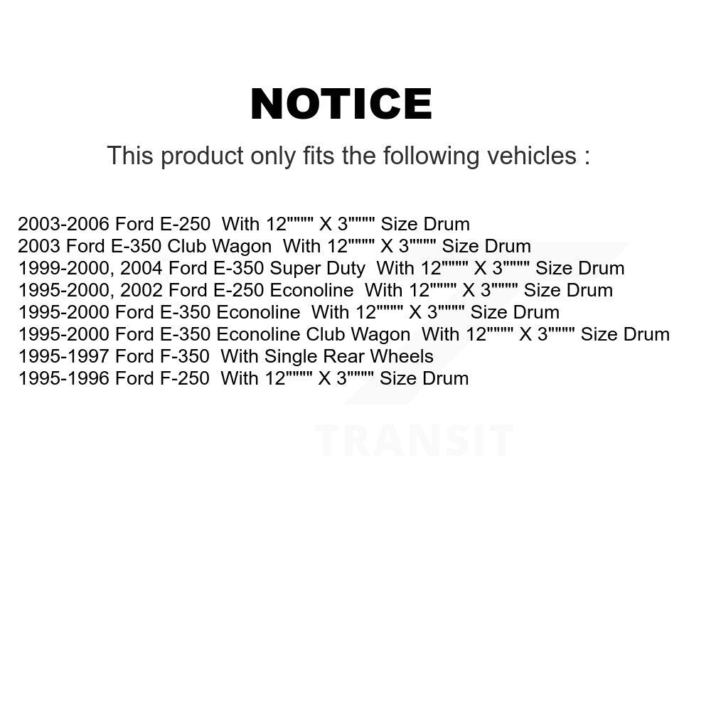 Kit de plaquettes de frein semi-métalliques avant et arrière, pour Ford F-350 F-250 E-35