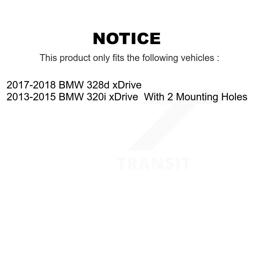 Kit de plaquettes de frein et chaussures de stationnement semi-métalliques avant et arrière, pour BMW 320i xDrive 328