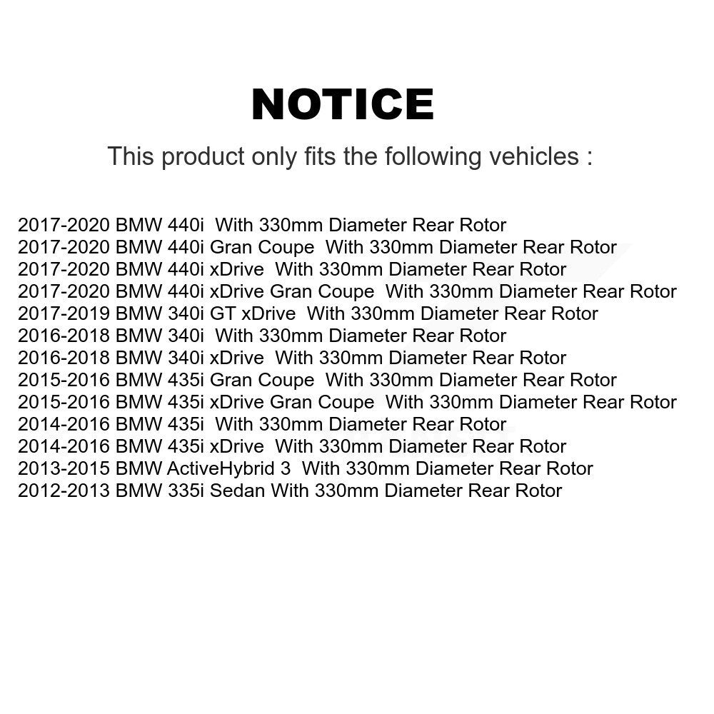 Kit de plaquettes de frein semi-métalliques avant et arrière, pour BMW 435i xDrive 440i G
