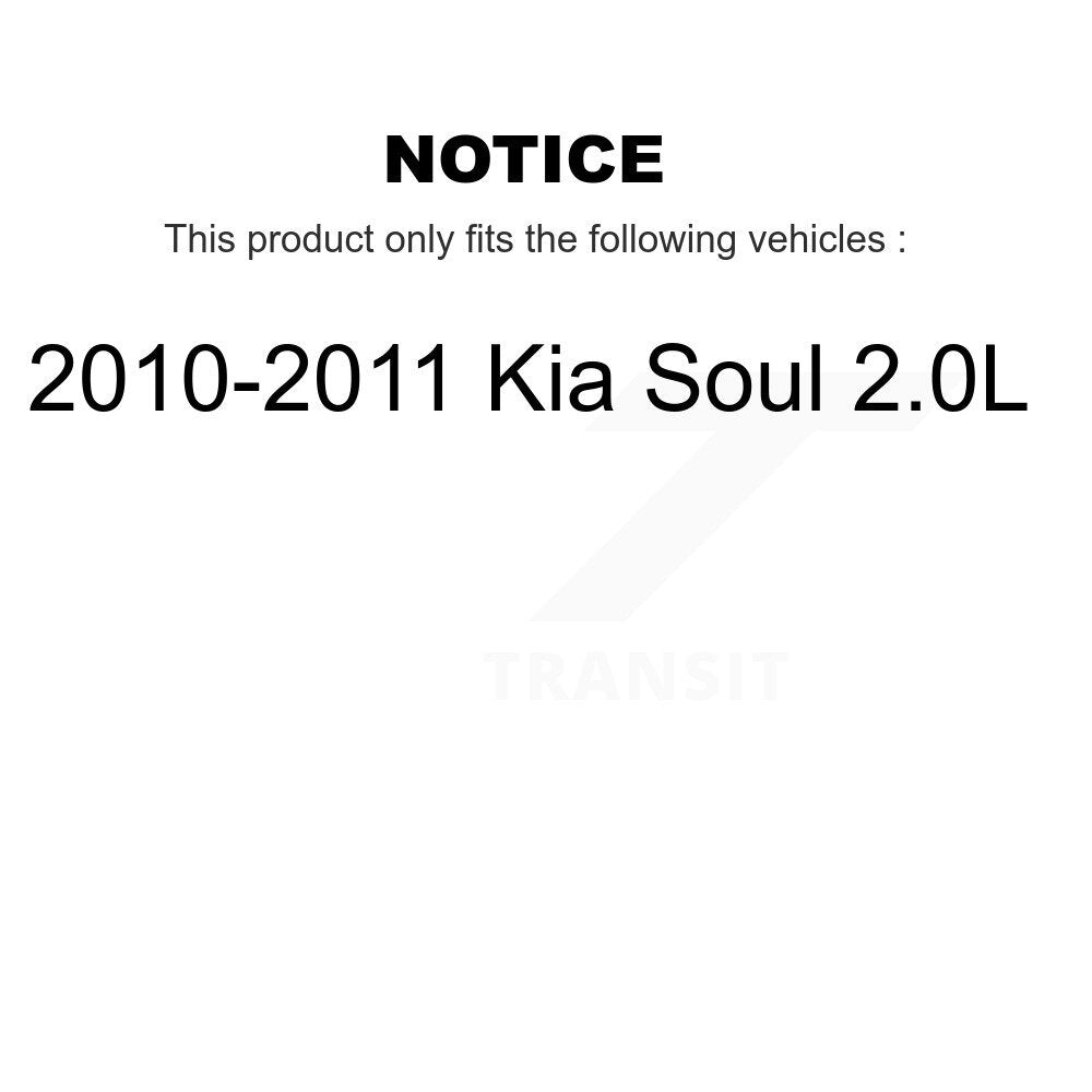 Kit de rotors de frein à disque avant et arrière en céramique, pour Kia Soul 2010 2.0 – 2011