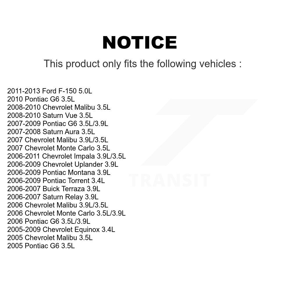 Ceinture d'entraînement accessoire Idler Poulie pour Ford F-150 Chevrolet Pontiac Impala Malibu