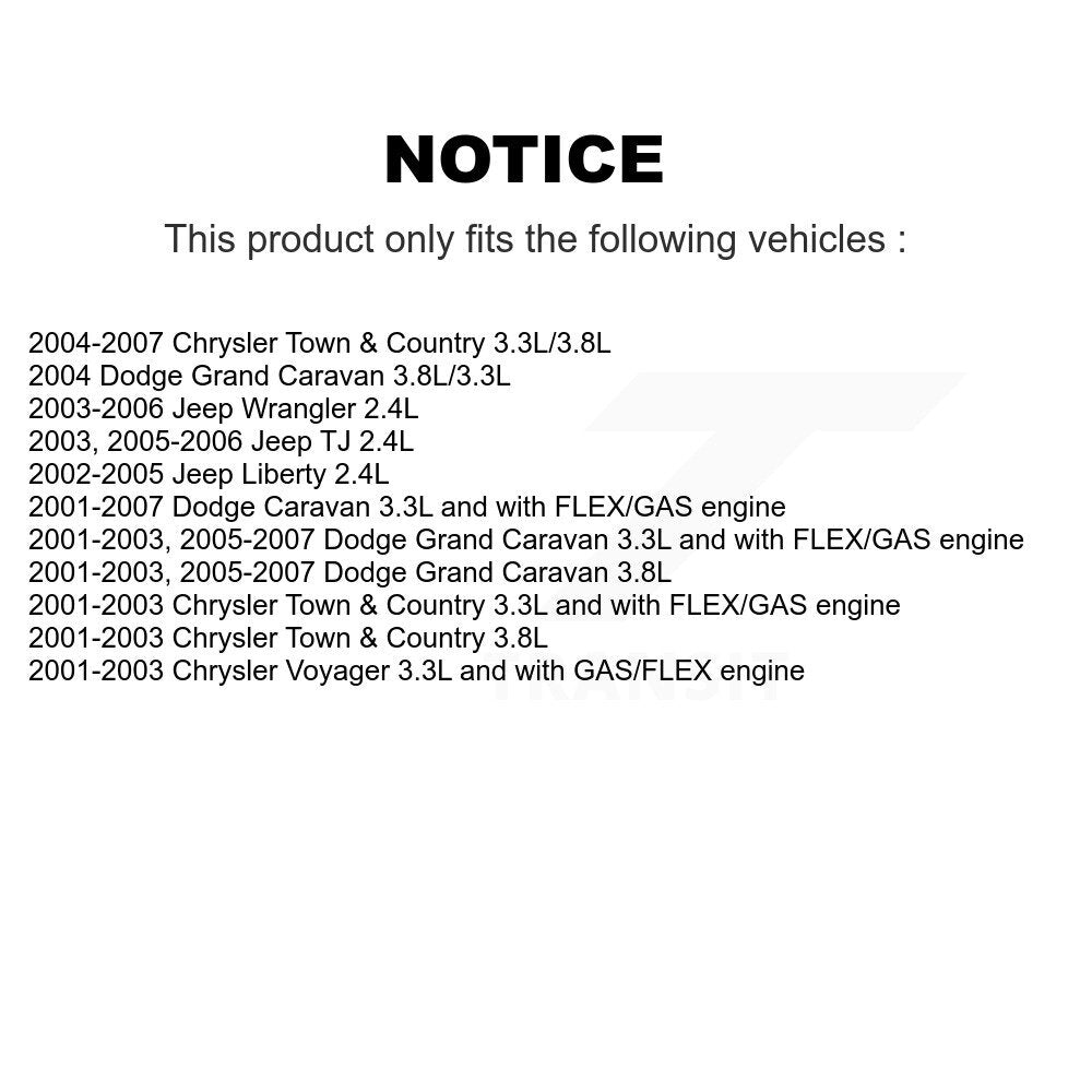 Accessory Drive Ceinture Tensioner Assemblage Pour Dodge Jeep Grand Caravan Liberty &