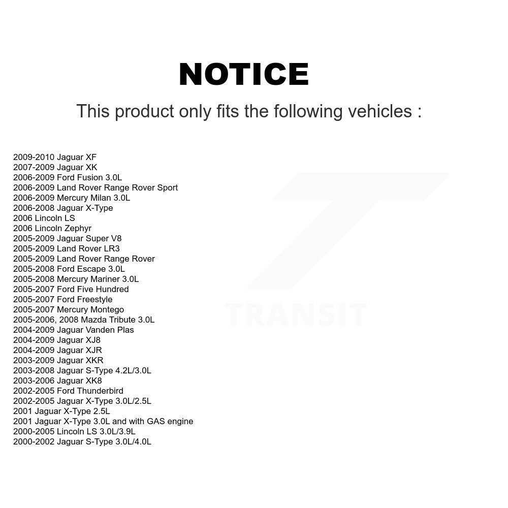 Accessory Drive Belt Tensioner Assemblage pour Ford Escape Fusion Jaguar Land Rover
