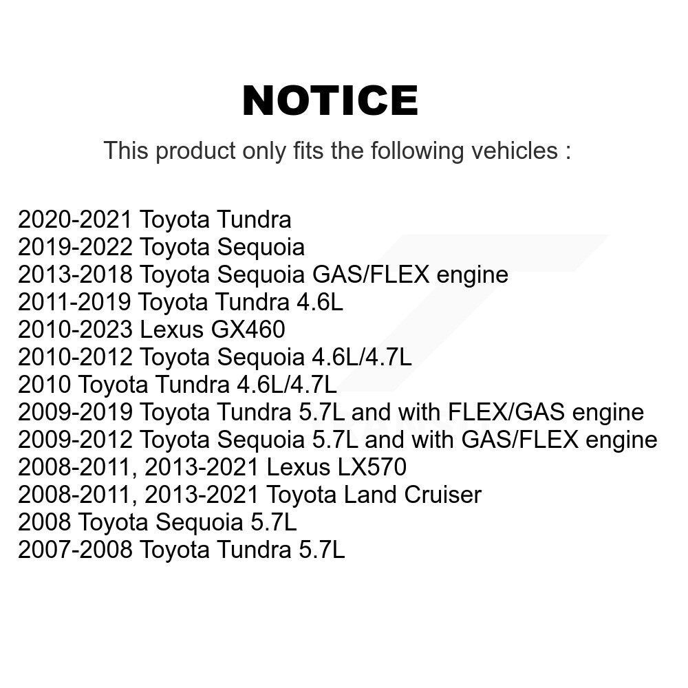 Assemblage de tension de courroie d'entraînement accessoire pour Toyota Tundra Lexus Sequoia GX460