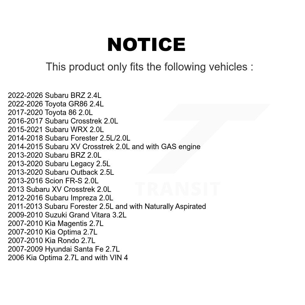 Accessory Drive Belt Idler Poulie pour Subaru Forester Outback Impreza Hyundai Fe