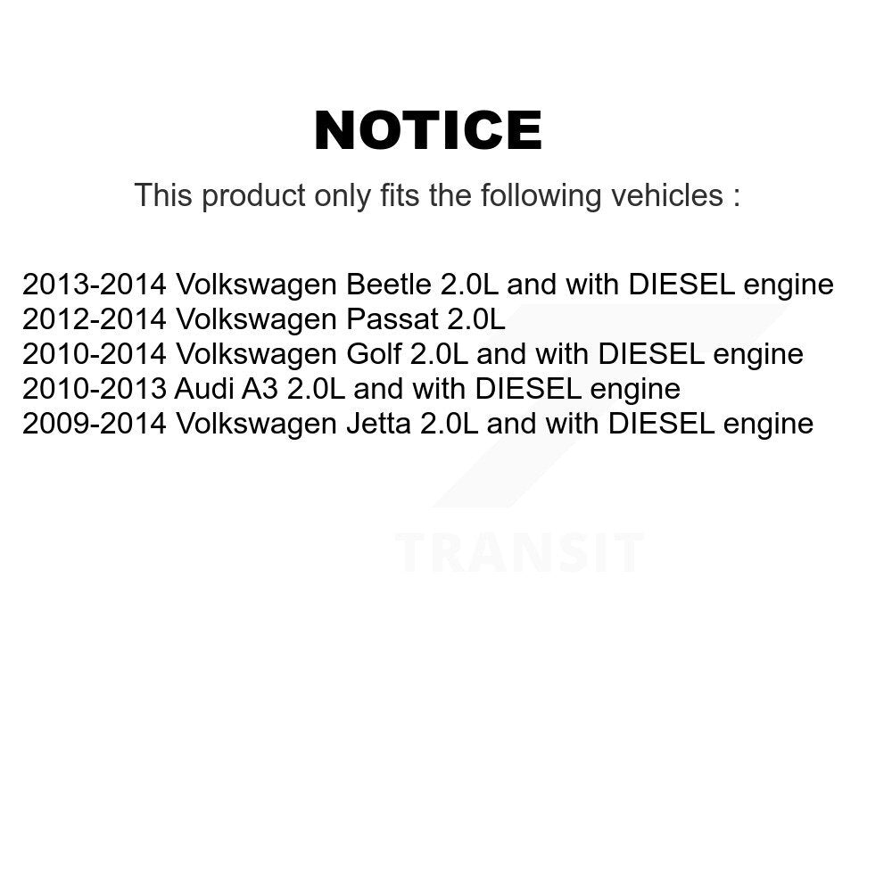 Accessory Drive Belt Tensioner Assemblage pour Volkswagen Jetta Golf Passat Beetle