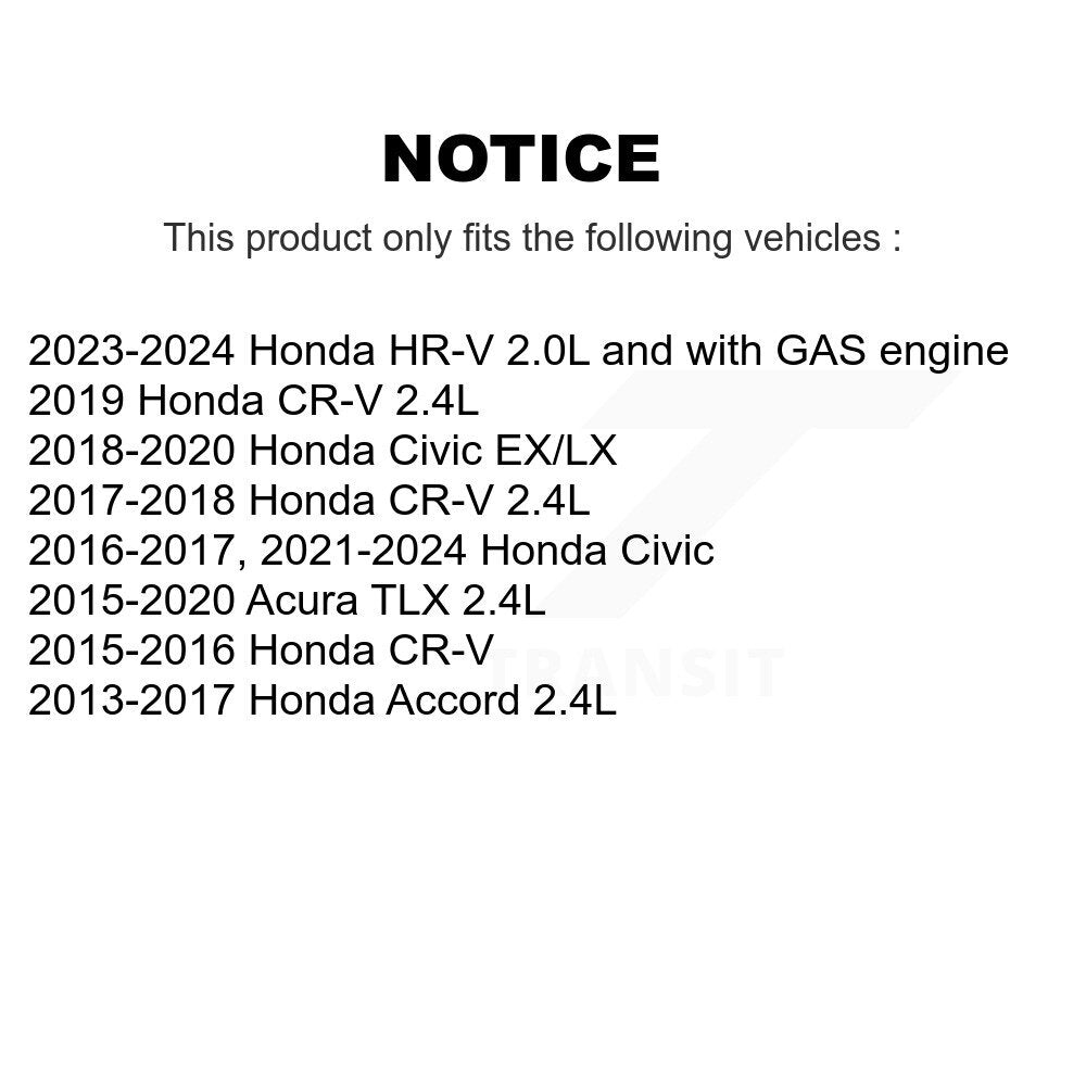 Assemblage de tension de courroie d'entraînement accessoire pour Honda Civic CR-V Accord HR-V Acura