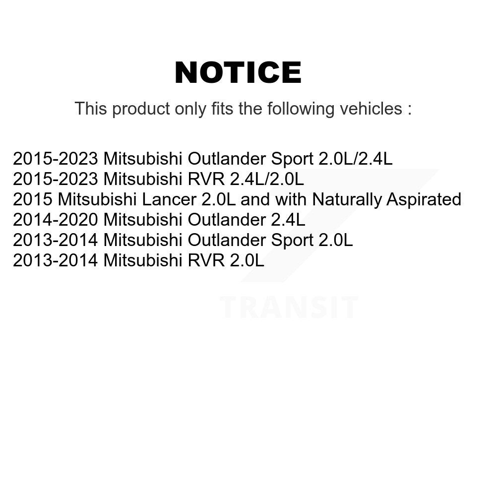 Ceinture d'entraînement d'accessoire poulie pour Mitsubishi RVR Outlander KTP-89808