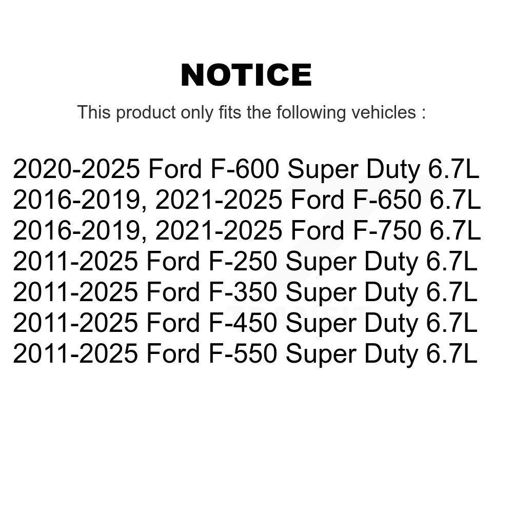Filtre à huile moteur pour Ford F-350 Super Duty F-250 F-450 F-550 F-650 F-750 F-600