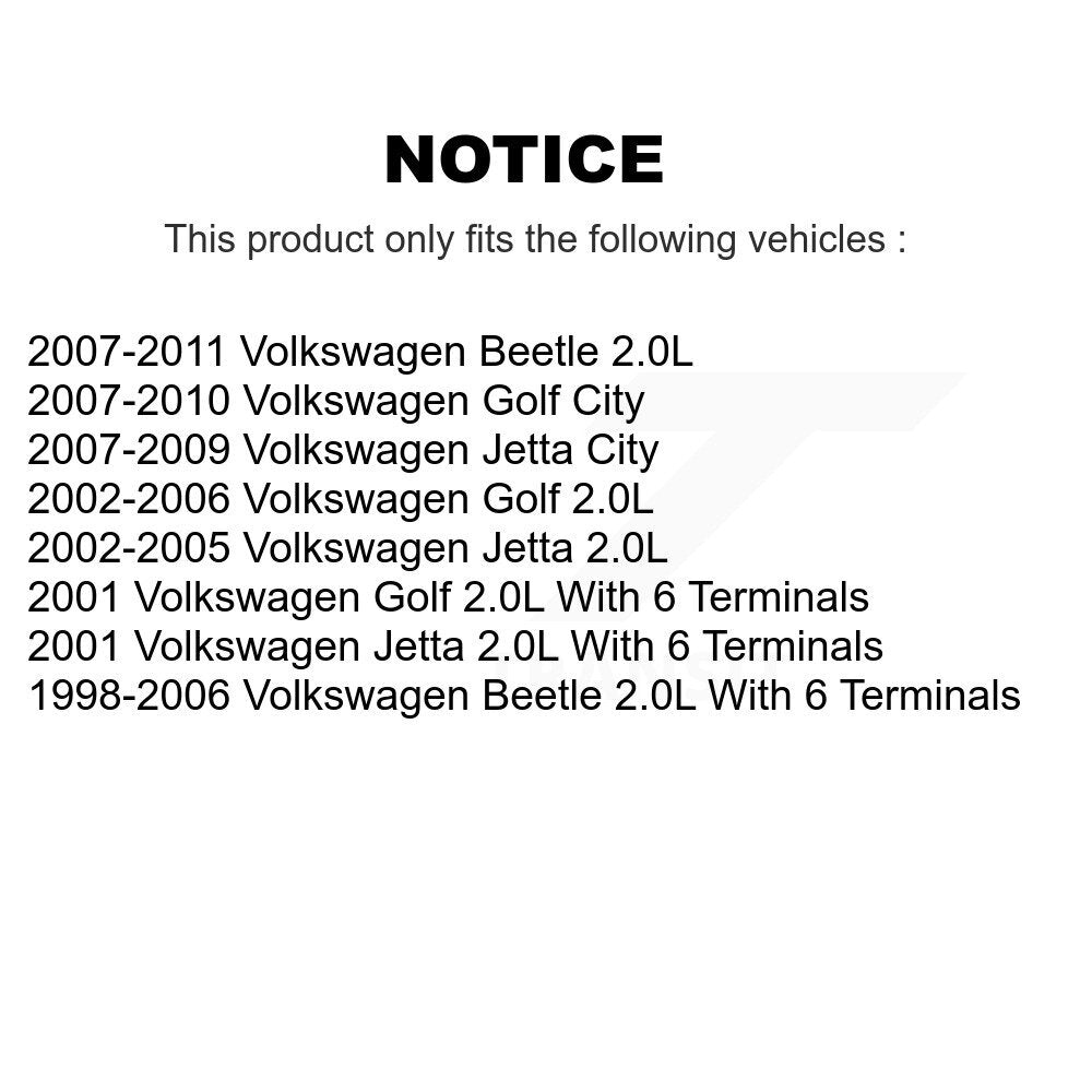 Bobine d'allumage pour Volkswagen Jetta Beetle Golf City MPS-MF484