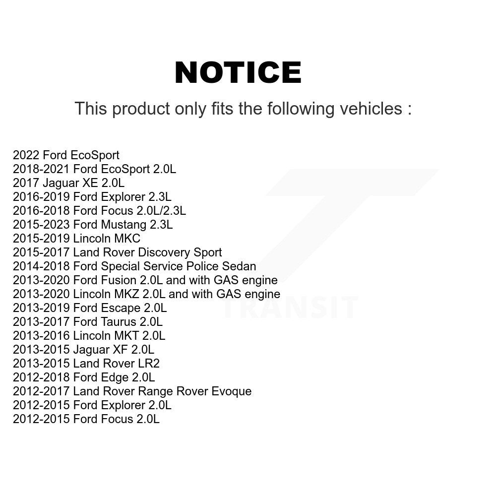 Bobine d'allumage pour Ford Escape Focus Edge Fusion Explorer Mustang EcoSport Land