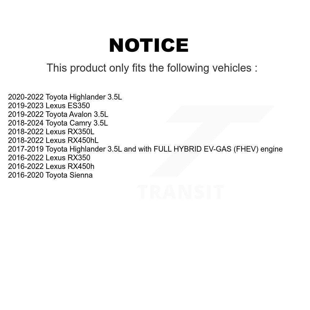 Bobine d'allumage pour Toyota Highlander Camry Sienna Lexus RX350 RX450h ES350 Prius