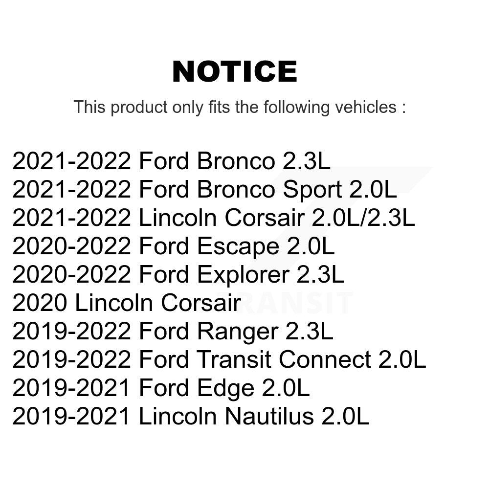 Bobine d'allumage pour Ford Escape Explorer Edge Ranger Bronco Sport Lincoln Transit