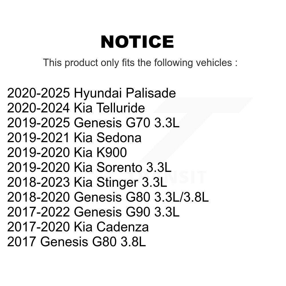 Bobine d'allumage pour Kia Sorento Sedona Hyundai palissade Telluride Stinger Genesis