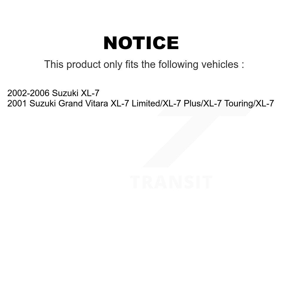 Sabot de frein à tambour arrière pour Suzuki XL-7 Grand Vitara NB-786B