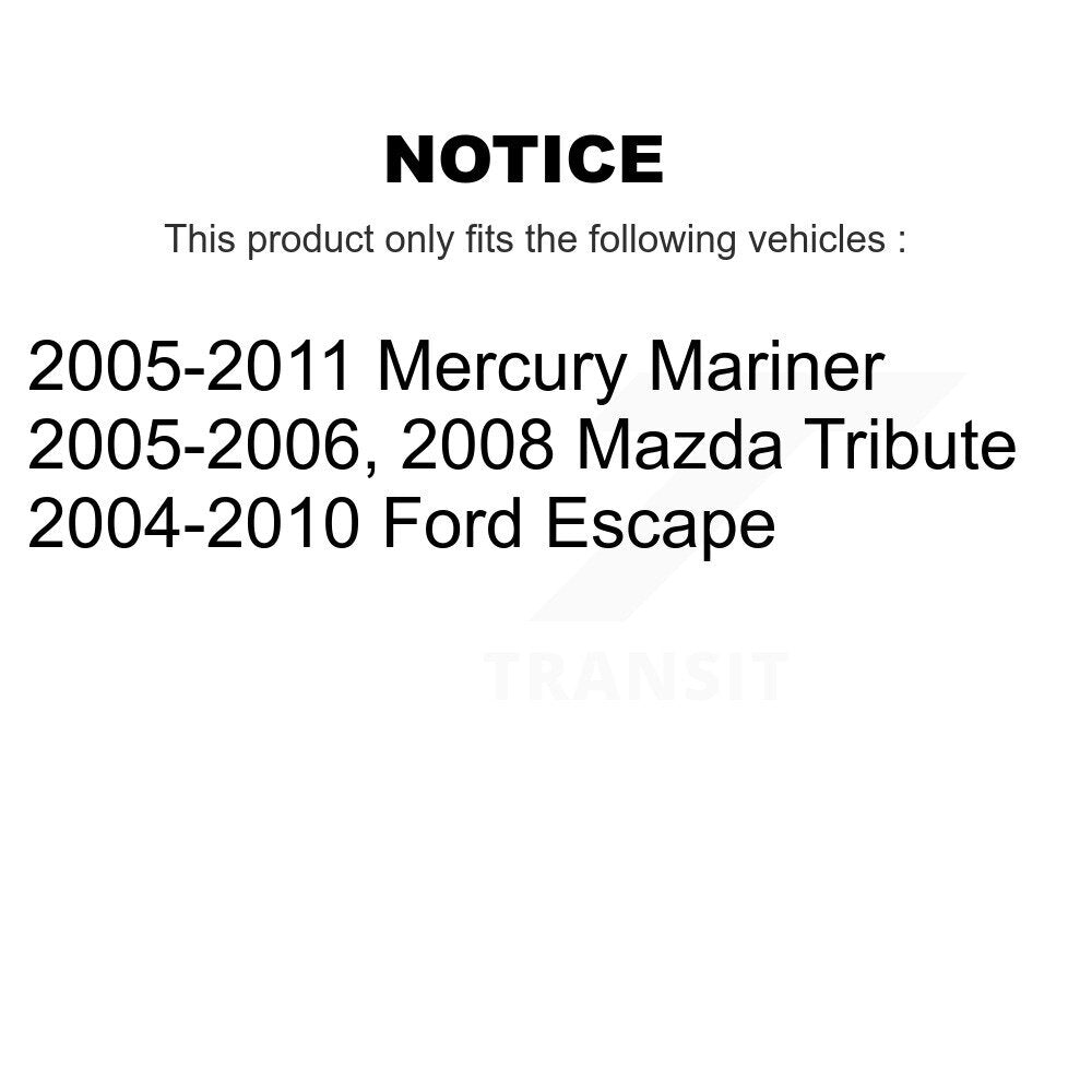 Sabot de frein de stationnement arrière pour Ford Escape Mazda hommage Mercury Mariner NB-877B