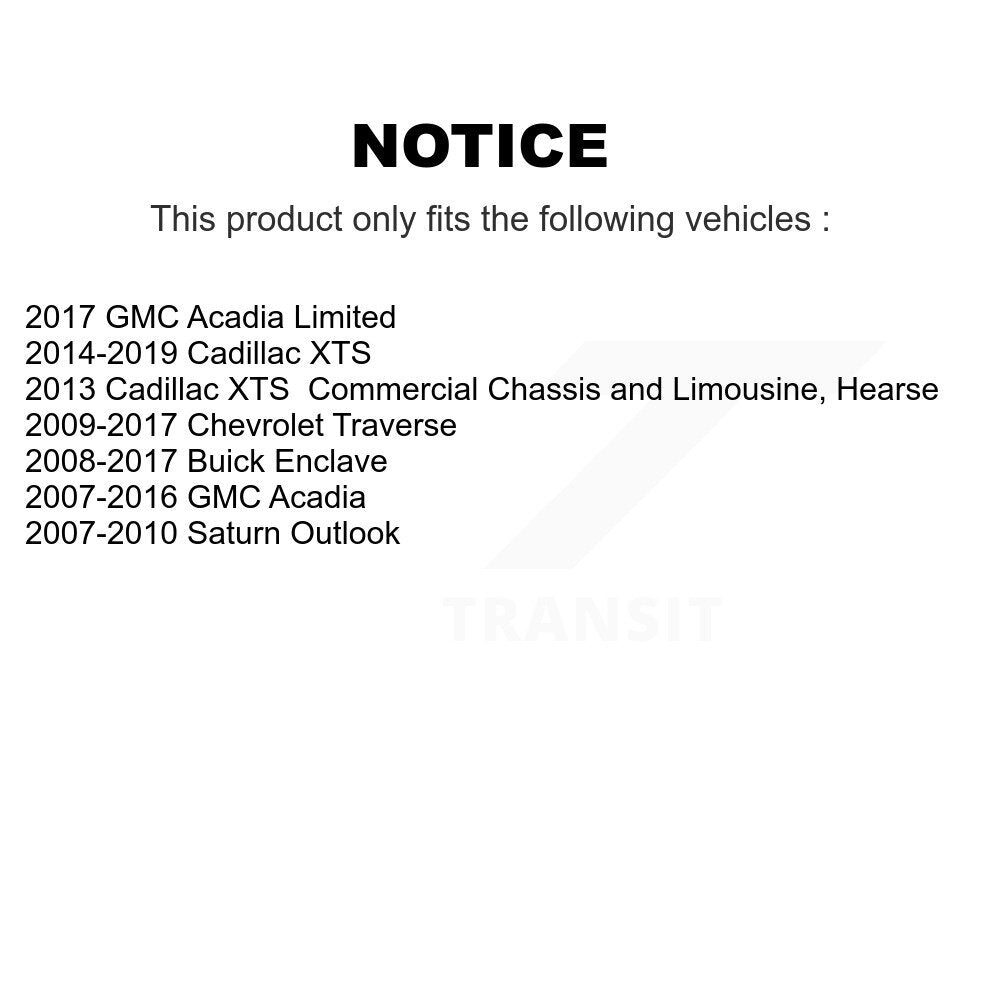Sabot de frein de stationnement arrière, pour GMC Acadia Buick autoclave Chevrolet Traverse Cadilla