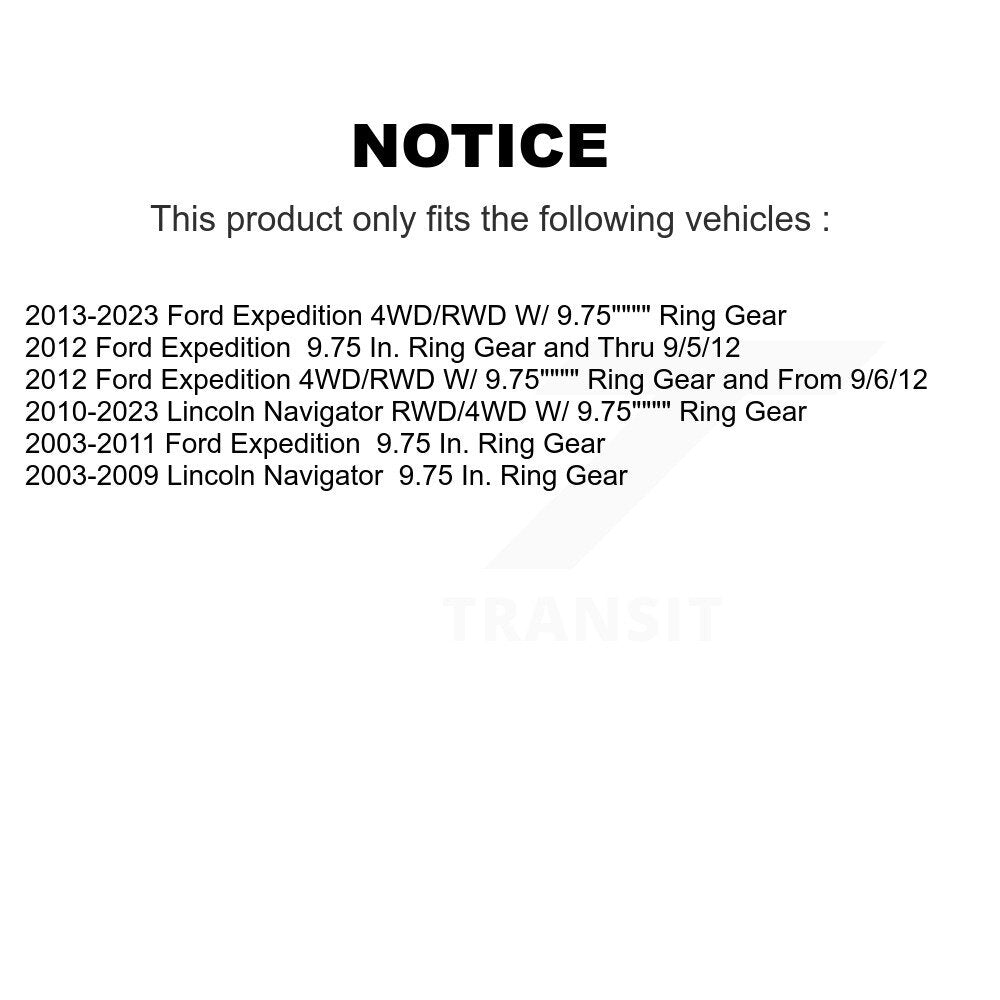 Arbre d'essieu CV arrière gauche pour Ford Expedition Lincoln Navigator NCV-FD11156