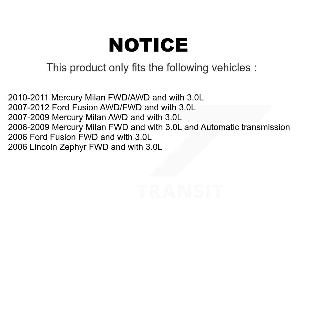 Arbre d'essieu CV avant droit, pour Ford Fusion Lincoln Zephyr Mercury Milan
