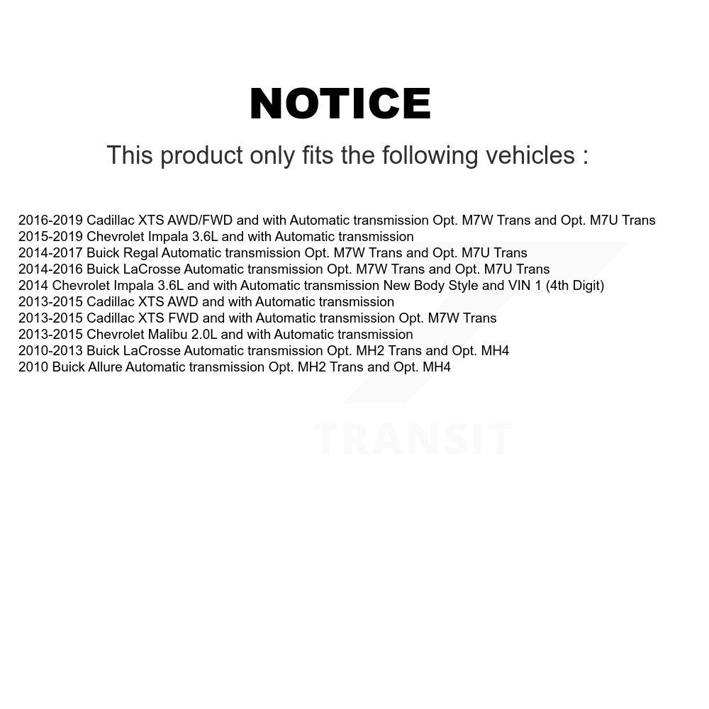 Arbre d'essieu CV avant gauche, pour Chevrolet Malibu Impala Buick crosse Cadillac XT