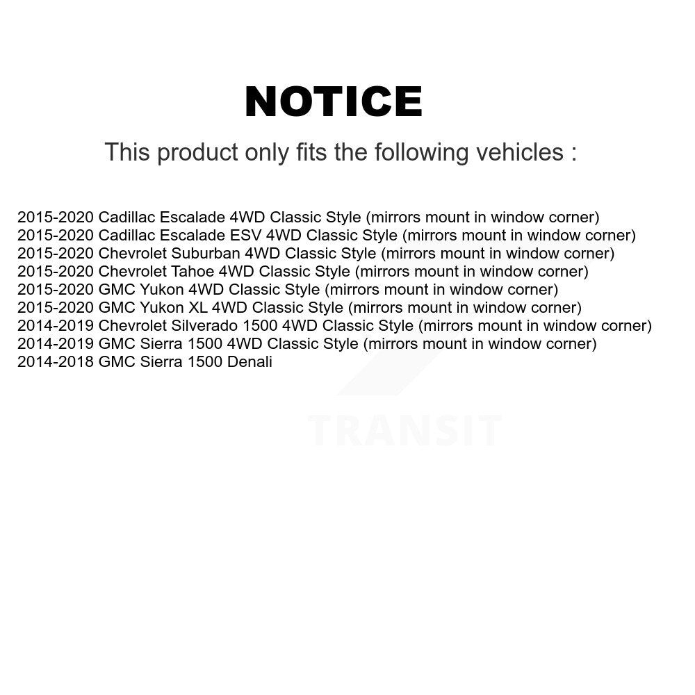 Arbre d'essieu avant CV, pour GMC Chevrolet Sierra 1500 Silverado Tahoe Yukon Cadilla