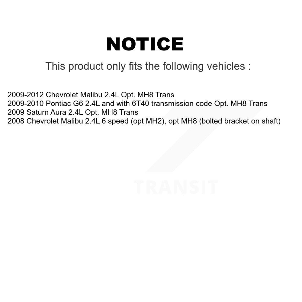 Arbre d'essieu CV avant droit, pour Chevrolet Malibu Pontiac G6 Saturn Aura