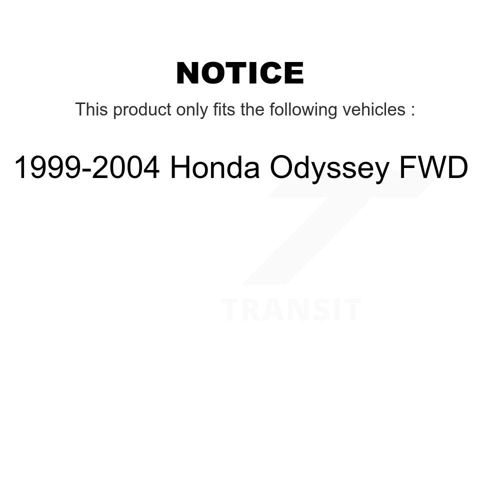 Arbre d'essieu CV avant gauche pour Honda Odyssey FWD 1999-2004 NCV-HO36547