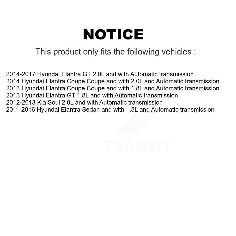 Arbre d'essieu CV avant droit, pour Hyundai Elantra GT Kia Soul Coupé NCV-HY37012