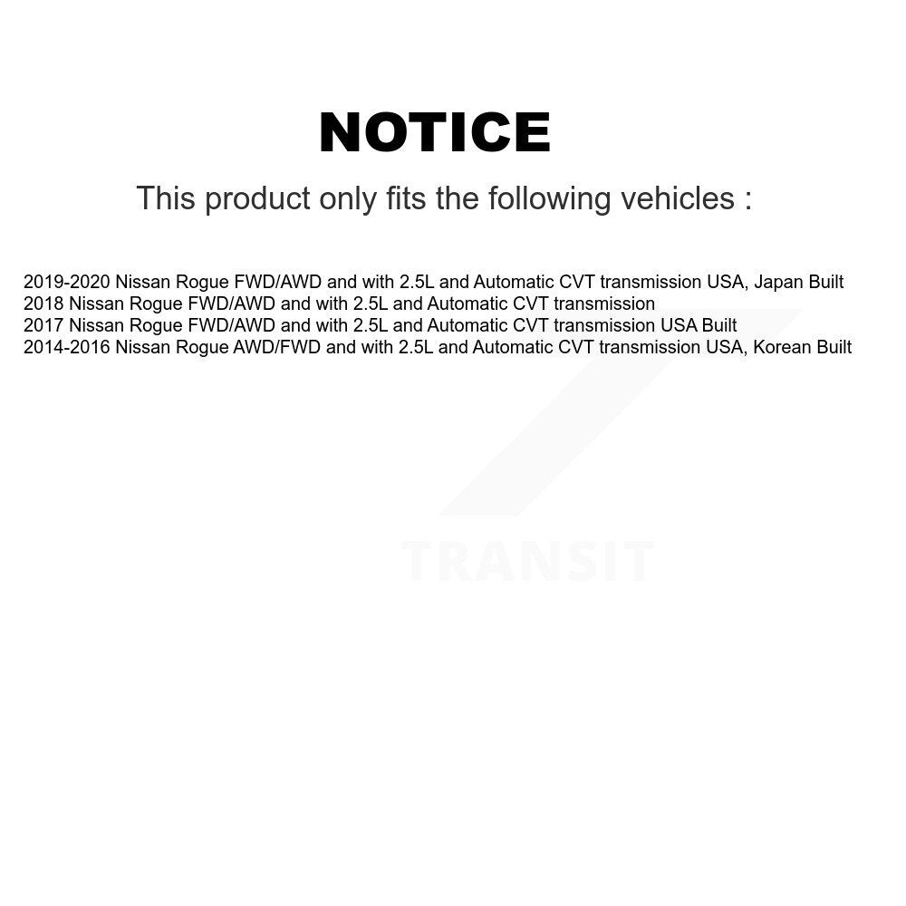 Arbre d'essieu CV avant gauche pour Nissan Rogue NCV-NI53051