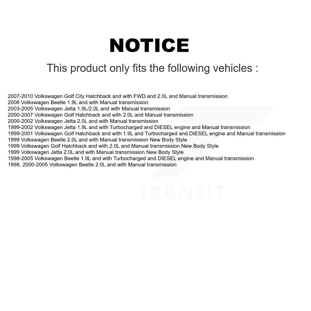 Arbre d'essieu CV avant droit, pour Volkswagen Jetta Golf City Beetle NCV-VW72027