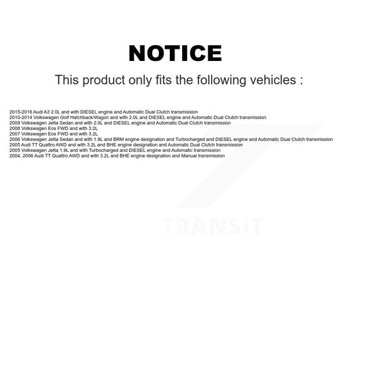 Arbre d'essieu CV avant gauche, pour Volkswagen Golf Jetta Eos Audi A3 TT Quattro