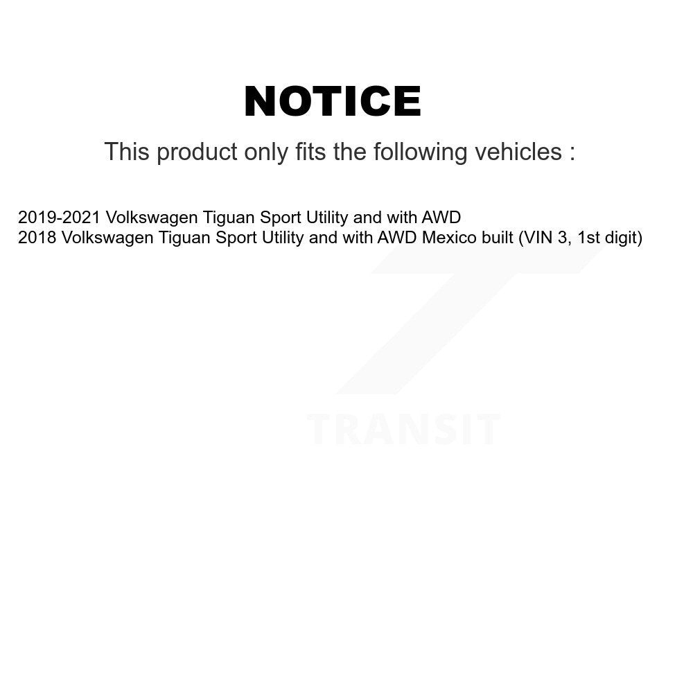 Escalier avant droit pour Volkswagen Tiguan Sport Utility avec AWD
