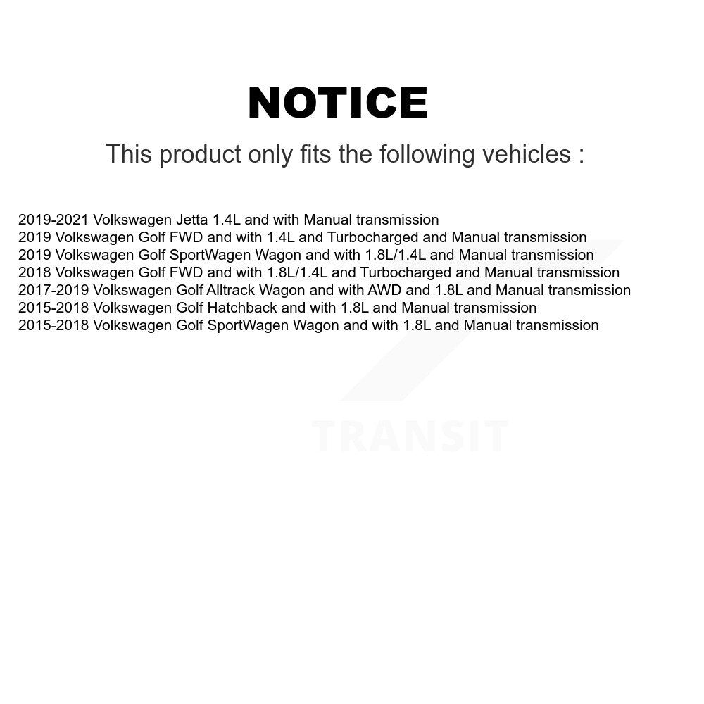 Arbre d'essieu CV avant droit, pour Volkswagen Golf Jetta SportWagen Alltrack