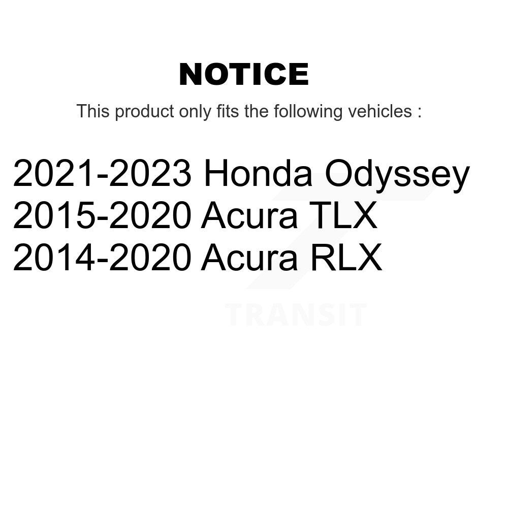 Plaquettes de frein à disque arrière en céramique, pour Acura TLX Honda Odyssey RLX NWF-PRC1698