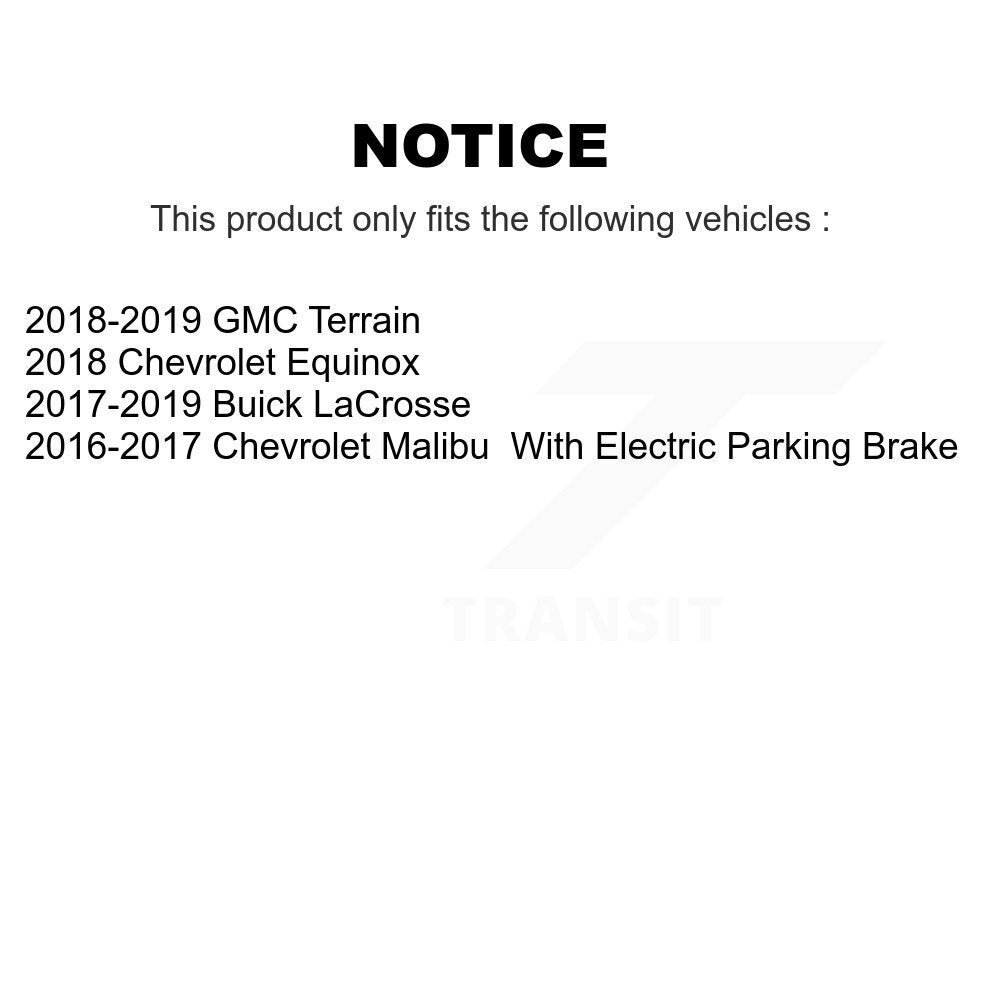 Plaquettes de frein à disque arrière en céramique, pour Chevrolet Equinox GMC Terrain Malibu Buick