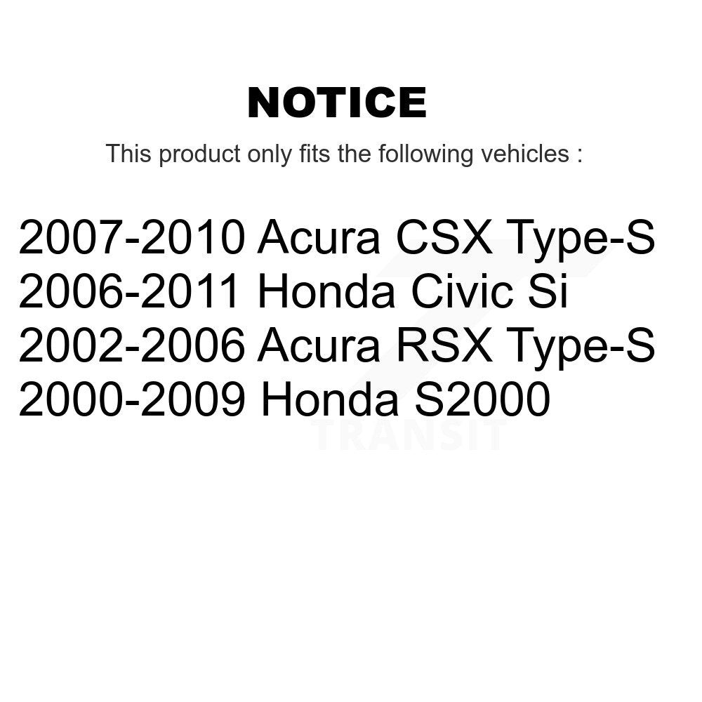 Plaquettes de frein à disque avant en céramique, pour Honda Civic Acura CSX RSX S2000 NWF-PRC829