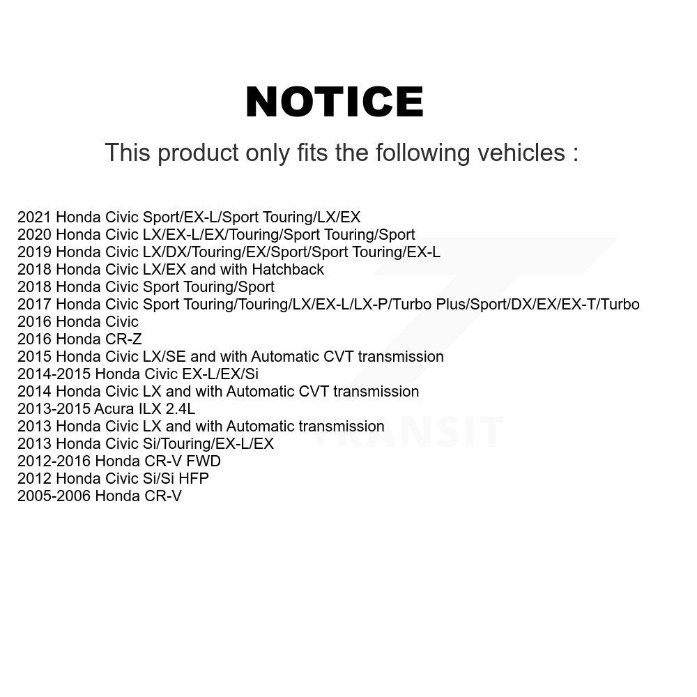 Plaquettes de frein à disque avant en céramique, pour Honda Civic CR-V Acura ILX CR-Z NWF-PRC914A