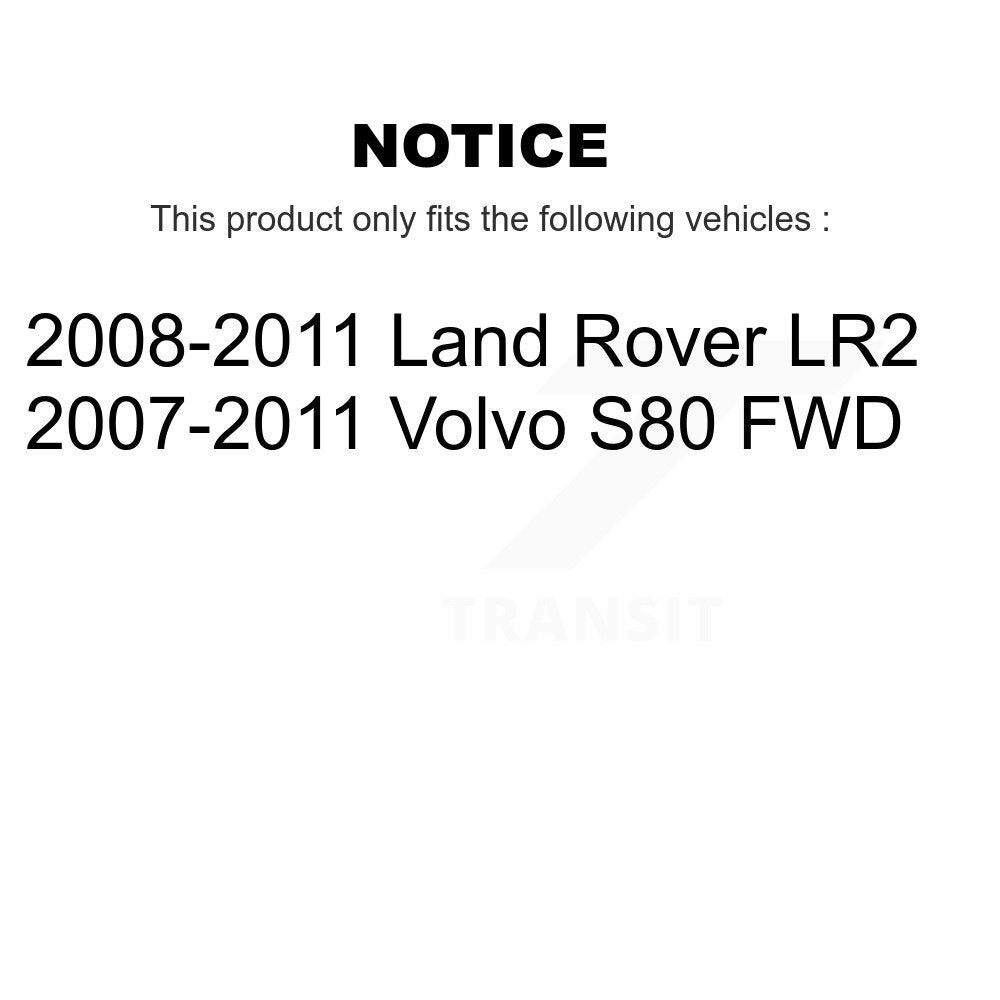 Plaquettes de frein à disque semi-métalliques arrière pour Land Rover LR2 Volvo S80 NWF-PRM1314