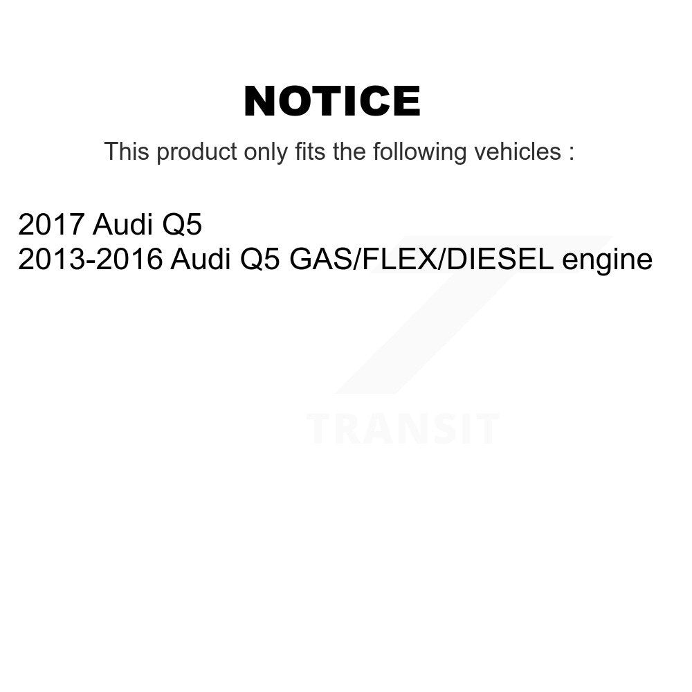 Plaquettes de frein à disque avant semi-métalliques pour Audi Q5 NWF-PRM1663